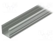 Profiles for LED modules; natural; L: 1m; VARIO30-03; aluminium TOPMET