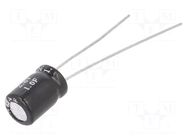 Supercapacitor; THT; 1F; 2.8VDC; ±20%; Ø6.3x9.8mm; 400mΩ; -40÷65°C BIGCAP