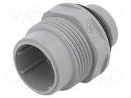 Connector: DIN 43651; socket; NR; male; PIN: 7; w/o contacts; 10A HIRSCHMANN