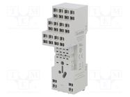 Socket; PIN: 14; 10A; 250VAC; for DIN rail mounting; HR60 LOVATO ELECTRIC