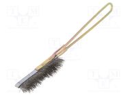 Brush; wire; stainless steel; metal; 235mm 