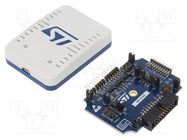 Programmer: microcontrollers; STM32,STM8; USB; pin strips,USB STMicroelectronics