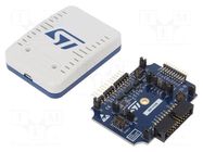 Programmer: microcontrollers; STM32,STM8; USB; pin strips,USB STMicroelectronics