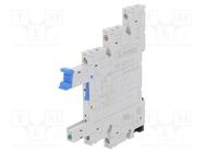 Socket; PIN: 5; 10A; 250VAC; for DIN rail mounting; HR10,HR20 LOVATO ELECTRIC