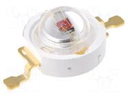 Power LED; amber; EMITER; 120°; 350mA; 585÷590nm; 23.3÷30lm; 1W LUCKYLIGHT