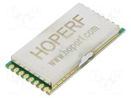 Module: transceiver; RF; FSK,GFSK,GMSK,LoRa,MSK,OOK; 868MHz; SMD HOPE MICROELECTRONICS