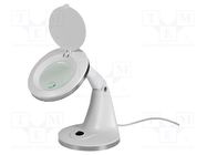 Desk magnifier; with backlight; 3dpt,12dpt; Ø95mm; Ø3.74"; 5W NEWBRAND