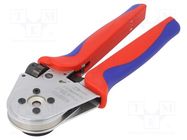 Tool: for crimping; contacts; 0.14÷6mm2; Die shape: square KNIPEX