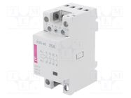 Contactor: 4-pole installation; 25A; 230VAC; NO x4 ETI POLAM