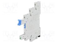 Socket; PIN: 5; 10A; 250VAC; for DIN rail mounting LOVATO ELECTRIC