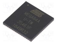 IC: AVR microcontroller; VQFN64; 2.7÷5.5VDC; Ext.inter: 8; Cmp: 1 MICROCHIP TECHNOLOGY