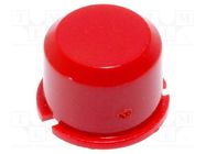 Button; round; red; Ø9.6mm; plastic MEC