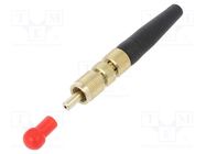 Connector: fiber optic; plug; FSMA; for cable; crimped; POF 2,2mm LAPP