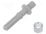 Connector: fiber optic; plug; HFBR-4501,simplex; crimped LAPP