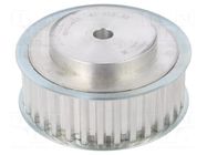 Belt pulley; T10; W: 32mm; whell width: 47mm; Ø: 100mm; aluminium OPTIBELT