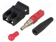 Connector: fiber optic; plug; SC-RJ; for cable; crimped; POF 2,2mm LAPP