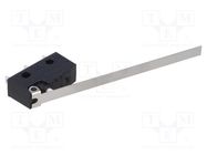 Microswitch SNAP ACTION; 6A/250VAC; 0.1A/80VDC; with lever; SPDT ZF