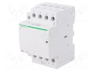 Contactor: 4-pole installation; 63A; 230÷240VAC; NC x4; IP20; ICT SCHNEIDER ELECTRIC