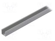 Profiles for LED modules; natural; L: 1m; SMART16; aluminium 