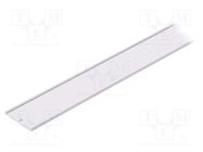 Cover; white; 1m; VARIO30-09; aluminium; for profiles,VARIO30-08 