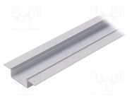 Profiles for LED modules; white; L: 1m; VARIO30-04; aluminium TOPMET