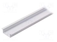 Profiles for LED modules; white; L: 1m; VARIO30-06; aluminium TOPMET