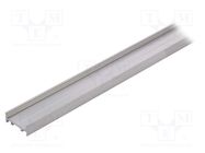 Profiles for LED modules; natural; L: 2m; VARIO30-01; aluminium TOPMET