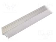 Profiles for LED modules; natural; L: 1m; VARIO30-02; aluminium TOPMET