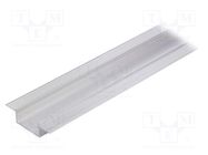 Profiles for LED modules; natural; L: 1m; VARIO30-04; aluminium TOPMET