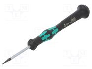 Screwdriver; hex key; precision; HEX 0,9mm; Blade length: 40mm WERA