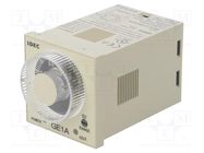 Timer; 0,1s÷10h; DPDT; 240VAC/5A,24VDC/5A; Usup: 220÷240VAC; GE1A IDEC