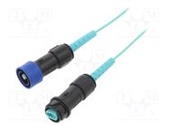 Fiber patch cord; PIN: 1; multi mode simplex (MM); bayonet; 25m BULGIN