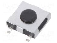 Microswitch TACT; Pos: 2; 0.05A/12VDC; SMT; none; 4.6x4.6mm; 1.5mm JIANFU