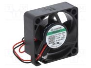 Fan: DC; axial; 12VDC; 30x30x10mm; 5.92m3/h; 15.1dBA; Vapo; 28AWG SUNON