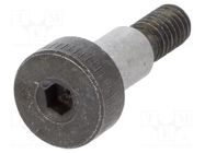 Shoulder screw; steel; M4; 0.7; Thread len: 8mm; hex key; HEX 2.5mm ELESA+GANTER