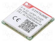 Module: LTE; Down: 10Mbps; Up: 5Mbps; SMD; LTE CAT1; 30x30x2.9mm SIMCOM