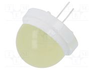 LED; 20mm; yellow; blinking; 1900÷2000mcd; 120°; 5÷15V; 20mA 