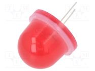 LED; 16mm; red; blinking; 2700÷3000mcd; 5÷15V; 20mA; Front: convex 