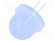 LED; 16mm; blue; blinking; 450÷500mcd; 6÷15V; 20mA; Front: convex 