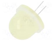 LED; yellow; 16mm; 600÷3000mcd; Front: convex; 4.2÷4.4VDC POLAM-ELTA