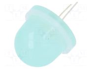 LED; green; 16mm; 550÷1800mcd; Front: convex; 3.1÷3.2VDC POLAM-ELTA