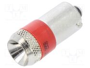 LED lamp; red; Cap: BA9S; 110VAC; 110VDC ABB