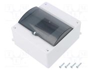 Enclosure: for modular components; IP20; white; No.of mod: 6; 400V ELEKTRO-PLAST NASIELSK