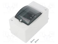 Enclosure: for modular components; IP20; white; No.of mod: 3; 400V ELEKTRO-PLAST NASIELSK