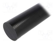 Rod; Ø: 20mm; L: 500mm; black; extruded; Length tolerance: 0; +1mm MITSUBISHI CHEMICAL ADV. MATERIALS