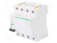 RCD breaker; Inom: 63A; Ires: 30mA; Poles: 4; 400VAC; IP20; 1÷25mm2 SCHNEIDER ELECTRIC