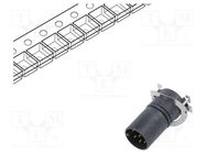 Connector: M12; socket; PIN: 8; male; A code-DeviceNet / CANopen AMPHENOL LTW