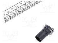 Connector: M12; socket; PIN: 4; male; D code-Ethernet; on PCBs; SMT AMPHENOL LTW