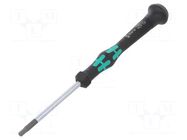 Screwdriver; precision; hex key; HEX 3mm; Blade length: 60mm WERA