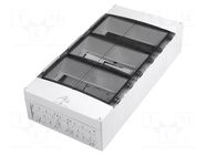 Enclosure: for modular components; IP55; grey; No.of mod: 36 SPELSBERG